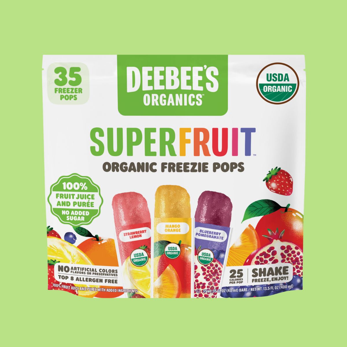 Classic SuperFruit® Freezie Pops – DeeBee's Organics