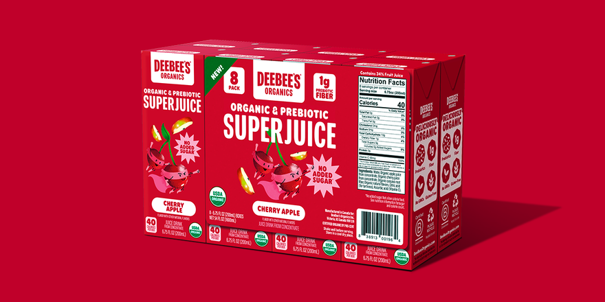 Cherry Apple SuperJuice Boxes – DeeBee's Organics