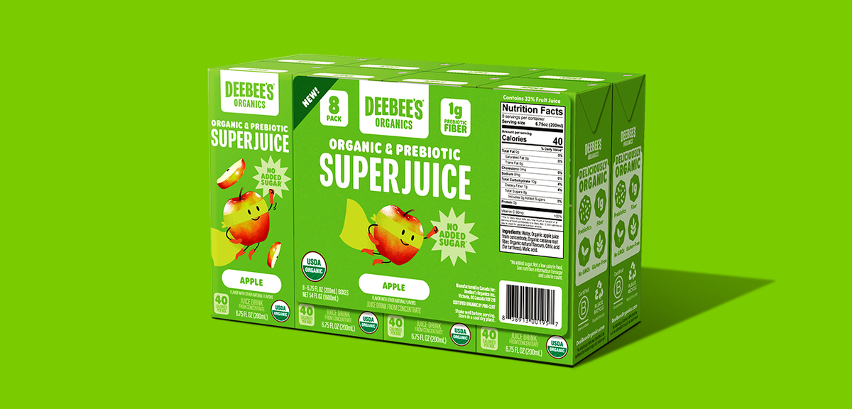 Apple SuperJuice Boxes – DeeBee's Organics
