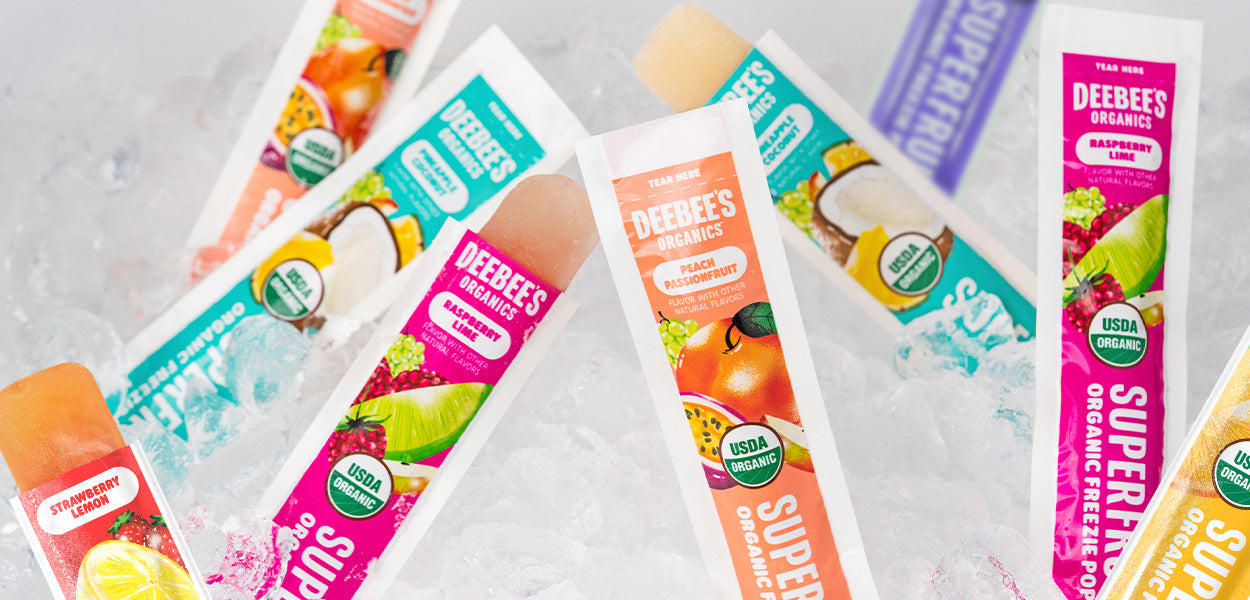 Organic Superfruit Freezie Pops & Frozen Treats | DeeBee's Organics